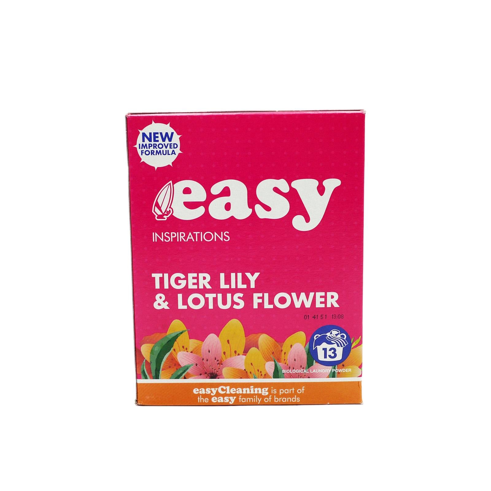 6 x Easy Laundry Powder 13w Tiger Lily & Lotus Flower 884g - Premium Quality Tissue Online - Product Image 6 x Easy Laundry Powder 13w Tiger Lily & Lotus Flower 884g - Premium Quality Tissue Online - Product Image